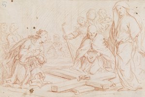 十字架の発見 作： Luca Giordano